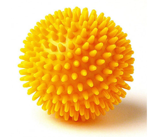 Мяч массажный, L0108, диаметр 8 см, жёлтый Жёлтый image